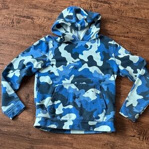 Tek Gear Blue and Gray Camouflage Kids Hoodie